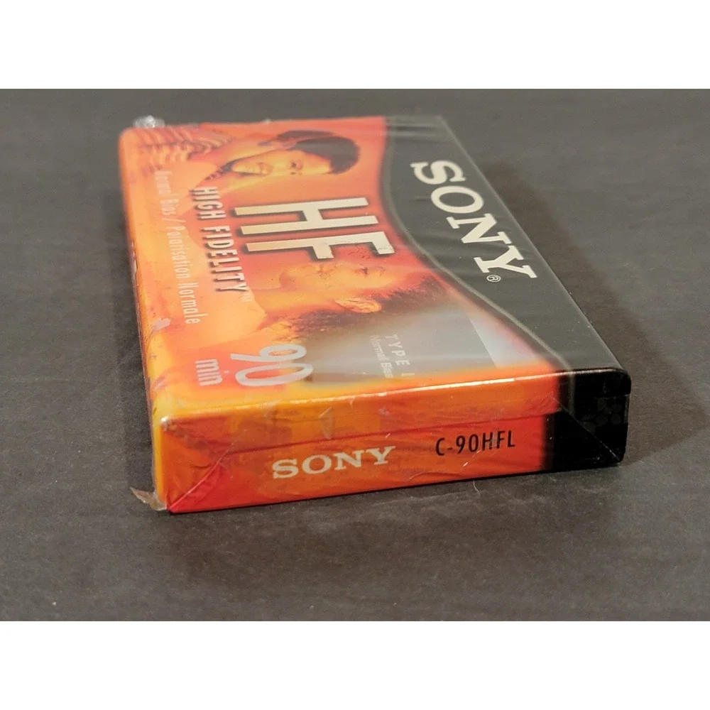 Sony Blank Cassette Tape High Fidelity‎ HF 90 Minute Audio Recording